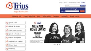 
                            2. Trius Federal Credit Union > Home