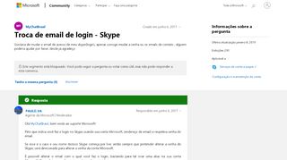 
                            5. Troca de email de login - Skype - Microsoft Community