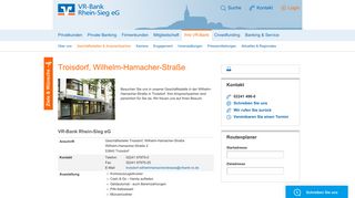 
                            8. Troisdorf, Wilhelm-Hamacher-Straße - VR-Bank Rhein-Sieg eG