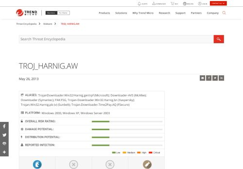 
                            10. TROJ_HARNIG.AW - Threat Encyclopedia - Trend Micro PH