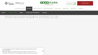 
                            6. TROP Advantage® Players Club | Tropicana Atlantic City Resort ...