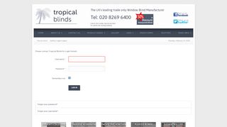 
                            8. Tropical Blinds Ltd. - Gallery Login/Logout