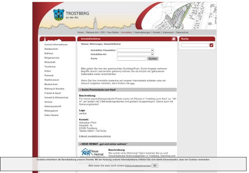
                            9. Trostberg, Stadt an der Alz - Immobilienbörse