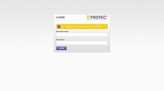 
                            5. Trotec Webshop Backoffice Login - Trotec24.com