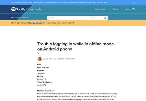 
                            12. Trouble logging in while in offline mode on Androi... - The ...