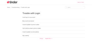
                            12. Trouble with Login – Tinder