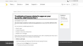 
                            12. Troubleshoot issues related to apps on your ALCATEL ONETOUCH ...