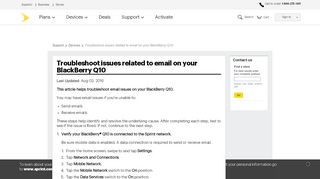 
                            11. Troubleshoot issues related to email on your BlackBerry Q10