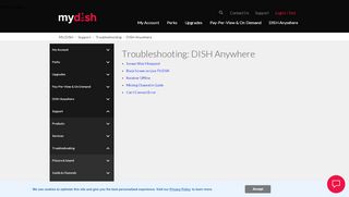 
                            11. Troubleshoot Issues with DISH Anywhere | MyDISH | DISH Customer ...