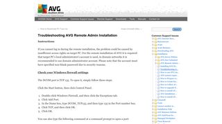 
                            10. Troubleshooting AVG Remote Admin Installation - AVG SA ...