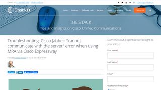 
                            9. Troubleshooting Cisco Jabber: 