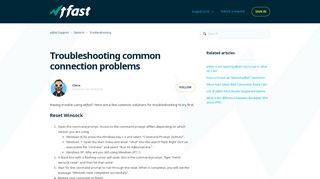 
                            1. Troubleshooting common connection problems – wtfast Support