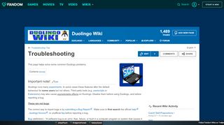 
                            13. Troubleshooting | Duolingo Wiki | FANDOM powered by Wikia