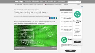 
                            9. Troubleshooting für macOS Sierra - Macwelt