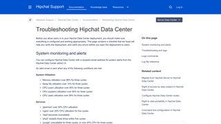 
                            9. Troubleshooting Hipchat Data Center - Atlassian Documentation