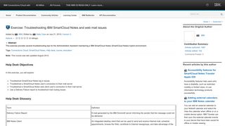 
                            6. Troubleshooting IBM SmartCloud Notes and web mail issues