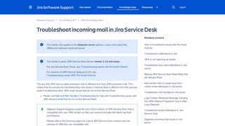 
                            5. Troubleshooting JIRA Service Desk Incoming Mail - Atlassian ...