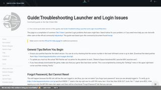 
                            4. Troubleshooting Launcher and Login Issues - Star Citizen Wiki