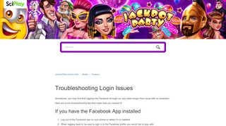 
                            9. Troubleshooting Login Issues – Jackpot Party Casino Help