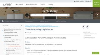 
                            3. Troubleshooting Login Issues - TechLibrary - Juniper Networks