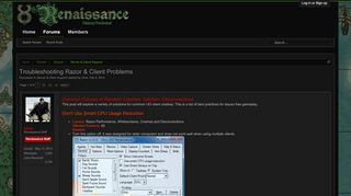 
                            3. Troubleshooting Razor & Client Problems | UO:R Forums