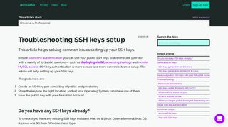 
                            11. Troubleshooting SSH keys setup - fortrabbit help