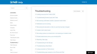 
                            7. Troubleshooting - Trello Help