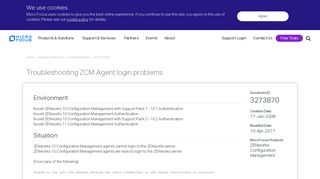 
                            4. Troubleshooting ZCM Agent login problems - Home | Micro Focus Blog