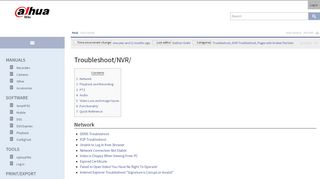 
                            3. Troubleshoot/NVR/ - Dahua Wiki