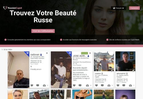 
                            3. Trouvez Votre Beauté Russe - RussianCupid.com