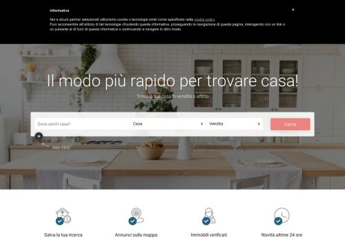 
                            2. Trova la tua casa in vendita o affitto | Casain24ore.it