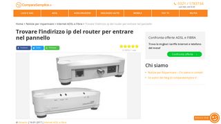 
                            11. Trovare l'indirizzo ip del router per entrare nel pannello