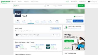 
                            6. Trovit Jobs | Glassdoor