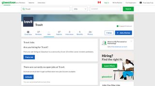 
                            10. Trovit Jobs | Glassdoor.ca