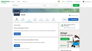 
                            9. Trovit Jobs | Glassdoor.co.in