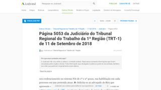 
                            10. TRT-1 11/09/2018 - Pg. 5053 - Judiciário | Tribunal Regional do ...