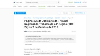 
                            9. TRT-24 7/10/2015 - Pg. 475 - Judiciário | Tribunal Regional do ...