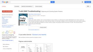 
                            10. Tru64 UNIX Troubleshooting: Diagnosing and Correcting System Problems - Resultado da Pesquisa de livros Google