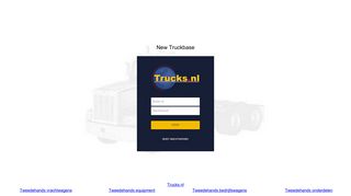 
                            4. Truckbase - Login page - Trucks.nl