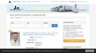 
                            11. Truckerbörse – Suche Arbeit als Lkw Fahrer – Bewerberprofile