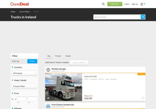 
                            9. Trucks For Sale in Ireland - DoneDeal.ie