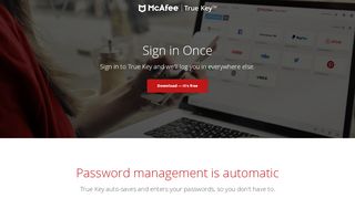 
                            7. True Key | Say goodbye to the hassle of passwords