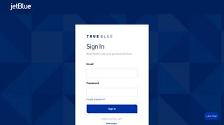 
                            3. TrueBlue: Single sign on - Sign In - JetBlue