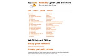 
                            4. TrueCafe. Friendly Internet Cafe Software. Documentation. Wi-Fi Hotspot