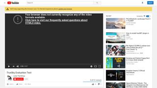 
                            6. TrueSky Evaluation Test - YouTube