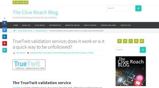 
                            13. TrueTwit validation service; does it work or is it a quick way to be ...