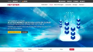
                            4. Truly thrifty cloud hosting - Hetzner Online GmbH