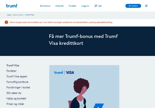 
                            2. Trumf Visa - Trumf.no