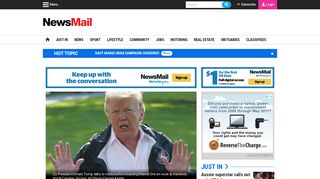 
                            10. Trump ridiculed for storm remarks | News Mail