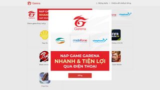 
                            6. Trung tâm nạp thẻ Garena